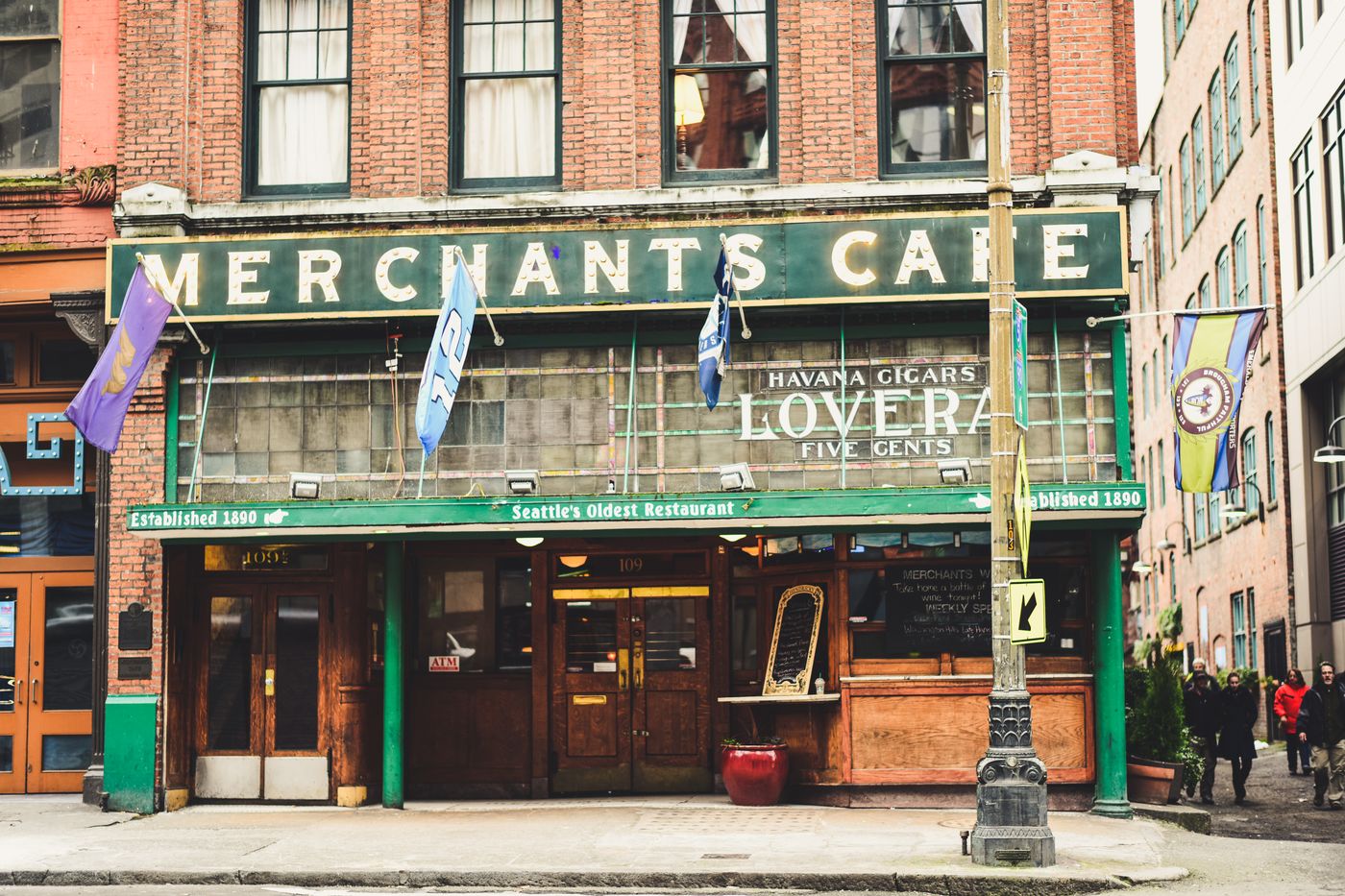 Merchants Cafe in Pioneer Square, Seattle