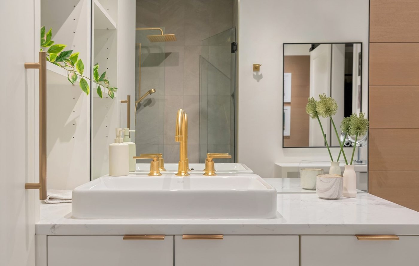 Rooftop deck with Seattle skyline views