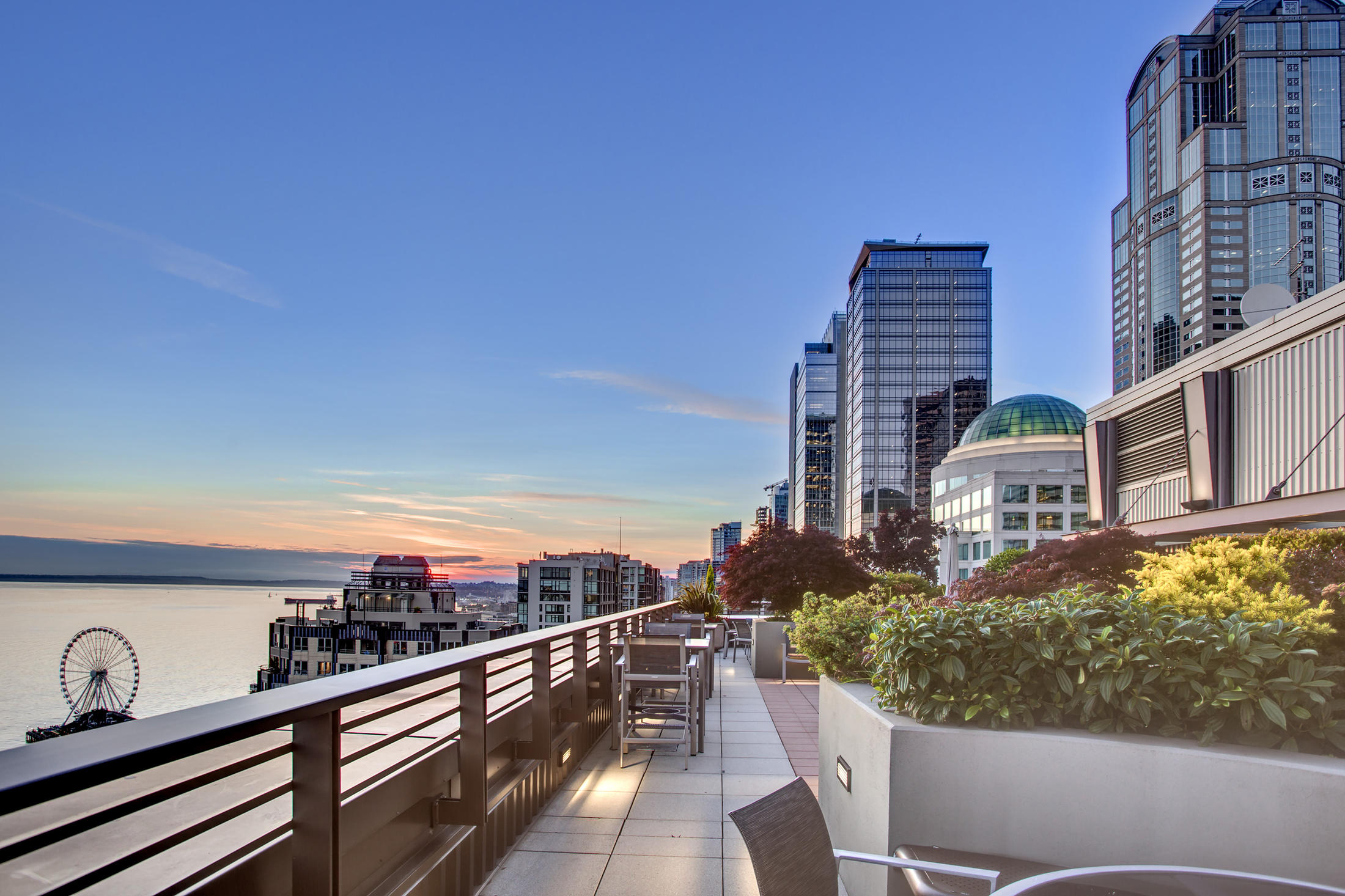 Madison Tower rooftop deck, second view