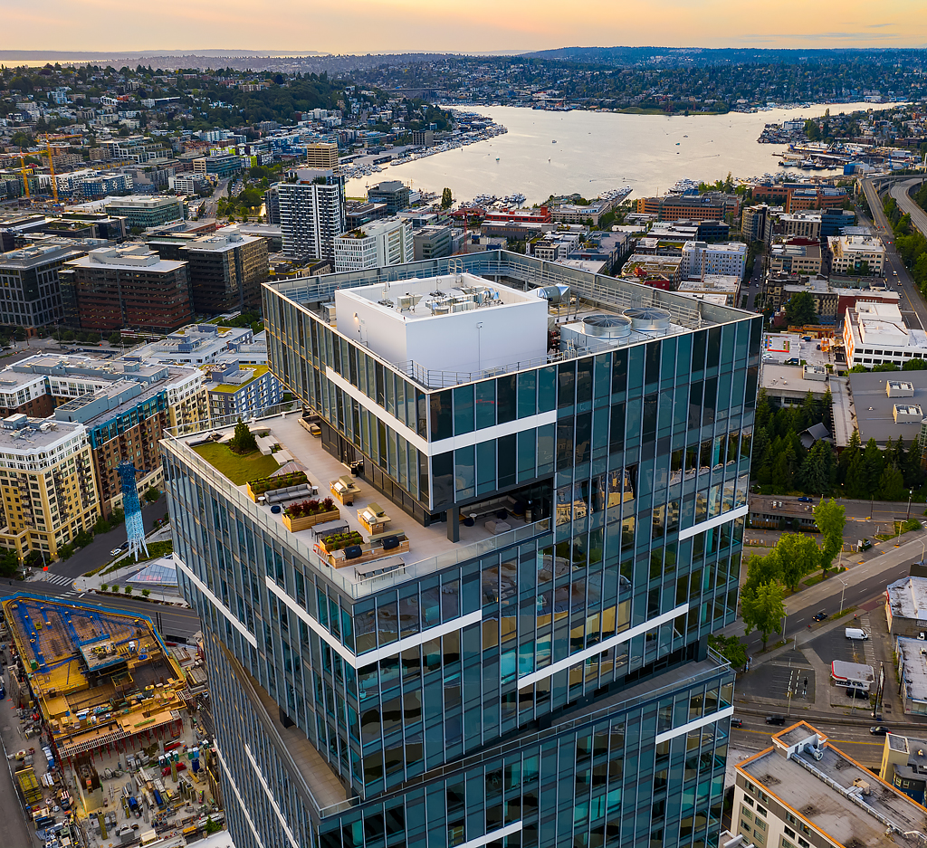 Nexus rooftop deck in Denny Triangle, Seattle