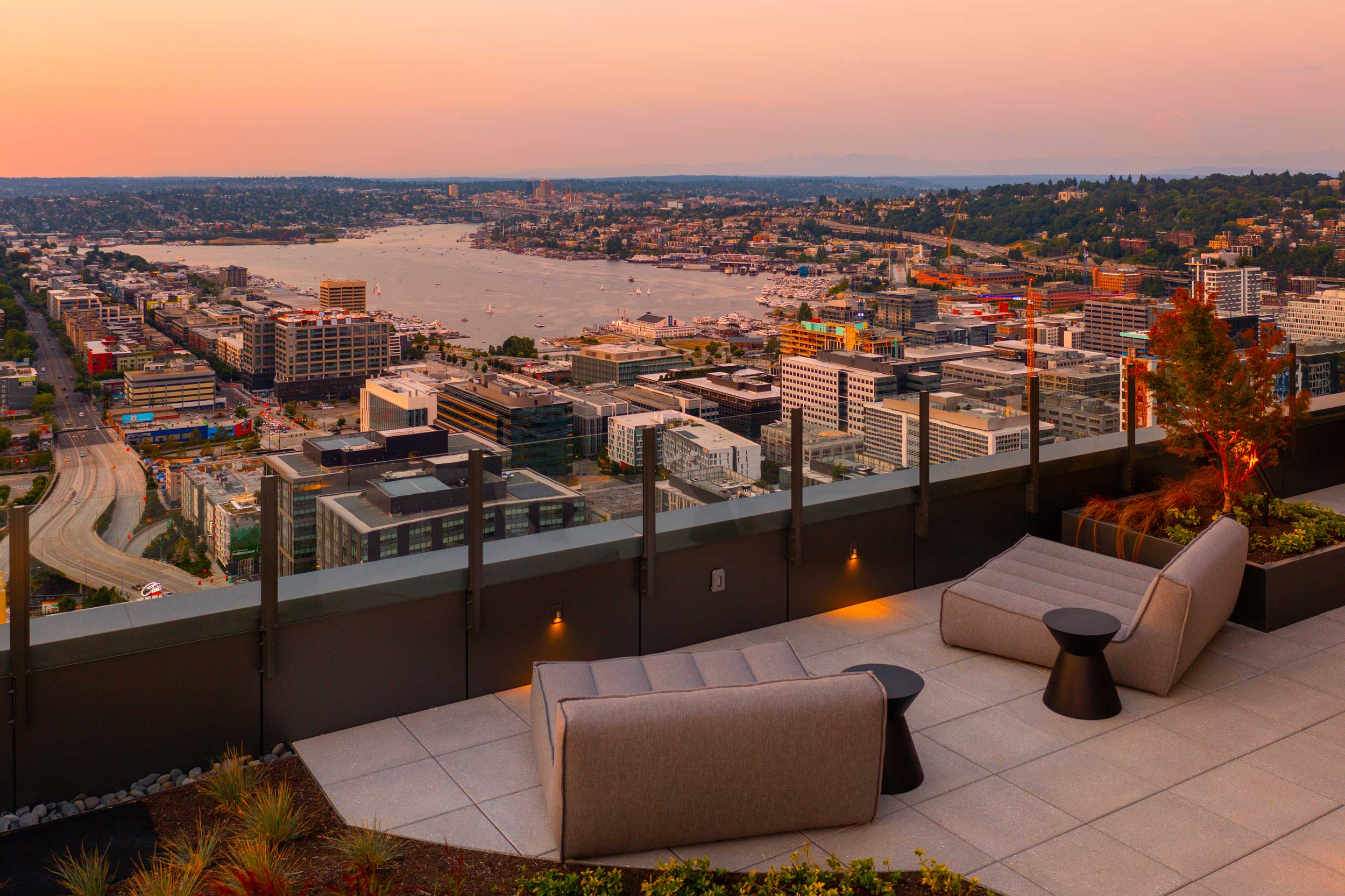 Spire rooftop deck, second view